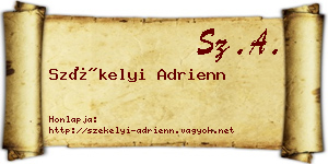 Székelyi Adrienn névjegykártya